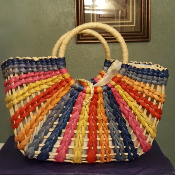 straw purse - Picture 4 of 8